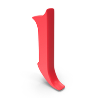 Stylish Gothic Font Alphabet Capital Letter I Red PNG & PSD Images