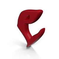 Red Stylish Gothic Font Small Letter E PNG & PSD Images
