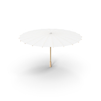 Open White Chinese Parasol PNG & PSD Images
