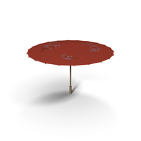 Red Open Chinese Umbrella PNG & PSD Images