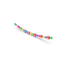 Garland Of Colourful Glass Balls PNG & PSD Images