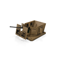 Armored Vehicle Tower With Machine Gun PNG & PSD Images