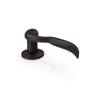 Dark Bronze Curly Door Handles PNG & PSD Images