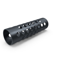 Round Black Metal Cylinder With Holes PNG & PSD Images