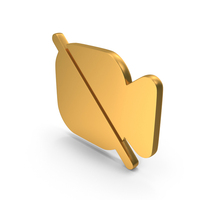 Mute Video Call Icon Gold PNG & PSD Images