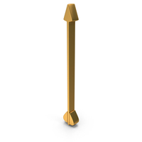 Arrow Icon Gold PNG & PSD Images