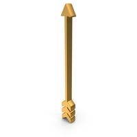 Gold Arrow Icon PNG & PSD Images