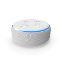 Amazon Echo Dot White PNG & PSD Images