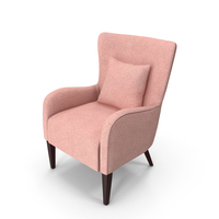 Coaster Accent Chair with Curved Arms Pink PNG & PSD Images