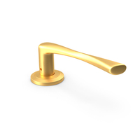 Gold Door Handles Separate PNG & PSD Images