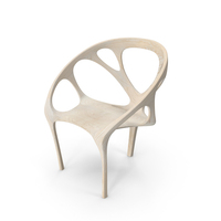 Three Legs Modern Chair Light Wood PNG & PSD Images