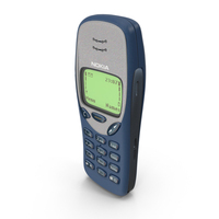 VINTAGE Mobile Cell Phone Blue PNG & PSD Images