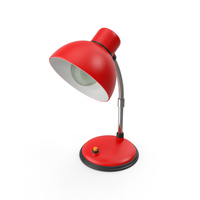 Red Desk Lamp PNG & PSD Images