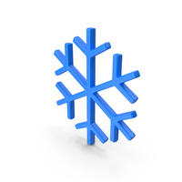SNOWFLAKE SYMBOL BLUE PNG & PSD Images