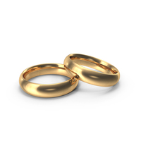 2 GOLD RINGS PNG & PSD Images