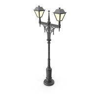 Victorian Style Street Lamp PNG & PSD Images