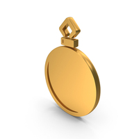 Gold Christmas Decoration Ball Icon PNG & PSD Images