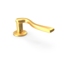 Gold Classic Style Door Handles PNG & PSD Images