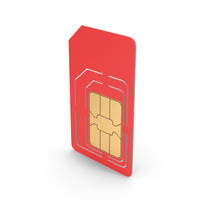 Red Mobile Phone Sim Card PNG & PSD Images