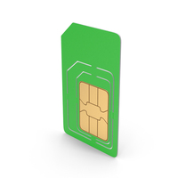 Green Mobile Phone Sim Card PNG & PSD Images