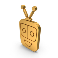 Gold Chatbot Icon PNG & PSD Images