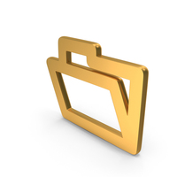 Gold Folder Icon PNG & PSD Images