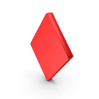Red Diamonds Playing Cards Symbol PNG & PSD Images