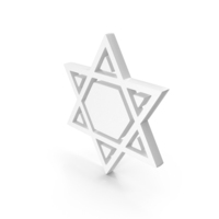 White Judaism Star Of David Symbol PNG & PSD Images