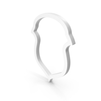 White Outline Badge Symbol PNG & PSD Images