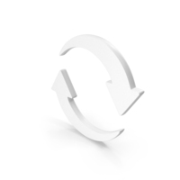 Refresh Button White PNG & PSD Images