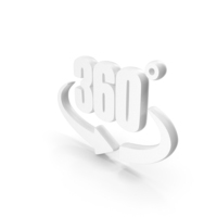 Rotate 360 degrees White PNG & PSD Images