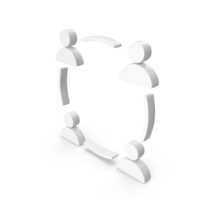 White Sharing Symbol PNG & PSD Images