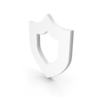 White Shield Icon PNG & PSD Images