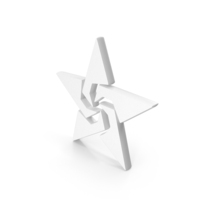 Different Type Star White PNG & PSD Images