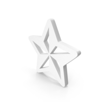 Different Type Star White PNG & PSD Images