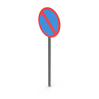 Road Sign No Waiting PNG & PSD Images