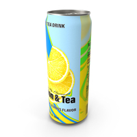 Tea Can Generic Label PNG & PSD Images