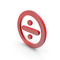 Red Glass Round Division Symbol PNG & PSD Images