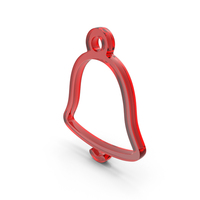 Red Glass Notification Bell Symbol PNG & PSD Images