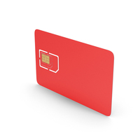 Red Sim Card PNG & PSD Images