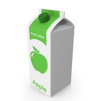 Juice Carton Large Apple PNG & PSD Images