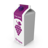 Juice Carton Large Grape PNG & PSD Images