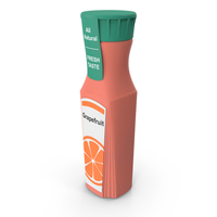 Plastic Juice Carton Small Grapefruit PNG & PSD Images
