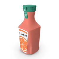 Plastic Juice Carton Large Grapefruit PNG & PSD Images