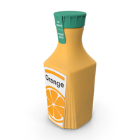 Plastic Juice Carton Large Orange PNG & PSD Images