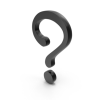 Question Mark Black PNG & PSD Images