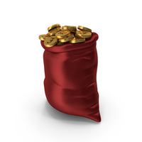 Full Pound Coin Money Bag PNG & PSD Images