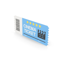 Cinema Ticket Blue PNG & PSD Images