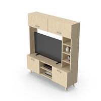 TV Stand Set PNG & PSD Images