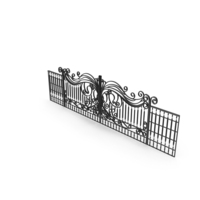 Wrought Iron Gate PNG & PSD Images